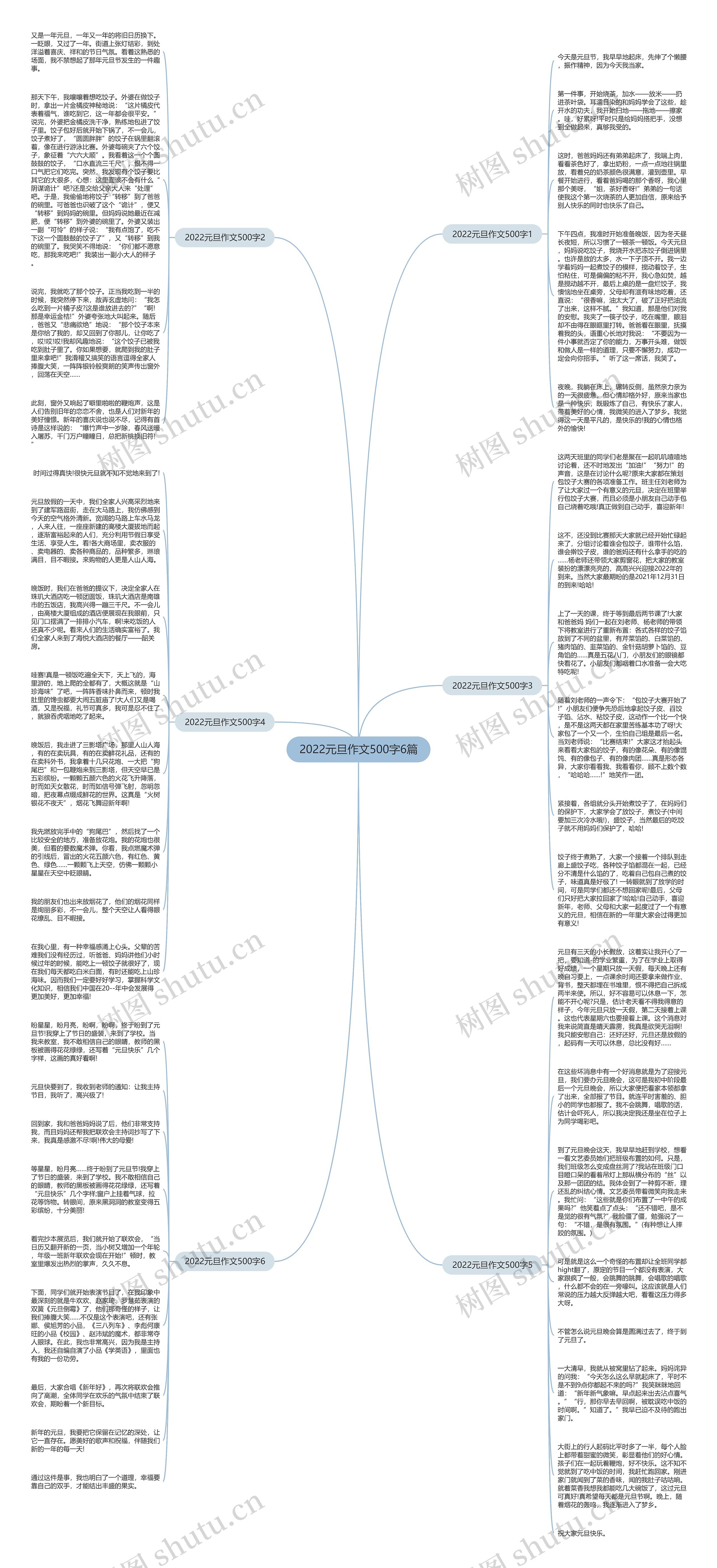 2022元旦作文500字6篇