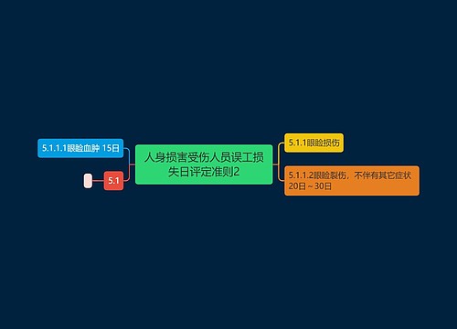 人身损害受伤人员误工损失日评定准则2