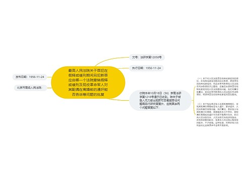 最高人民法院关于罪犯在假释或缓刑期间另犯新罪应由哪一个法院撤销假释或缓刑及现役革命军人对其配偶在离婚前的通奸能否告诉等问题的批复