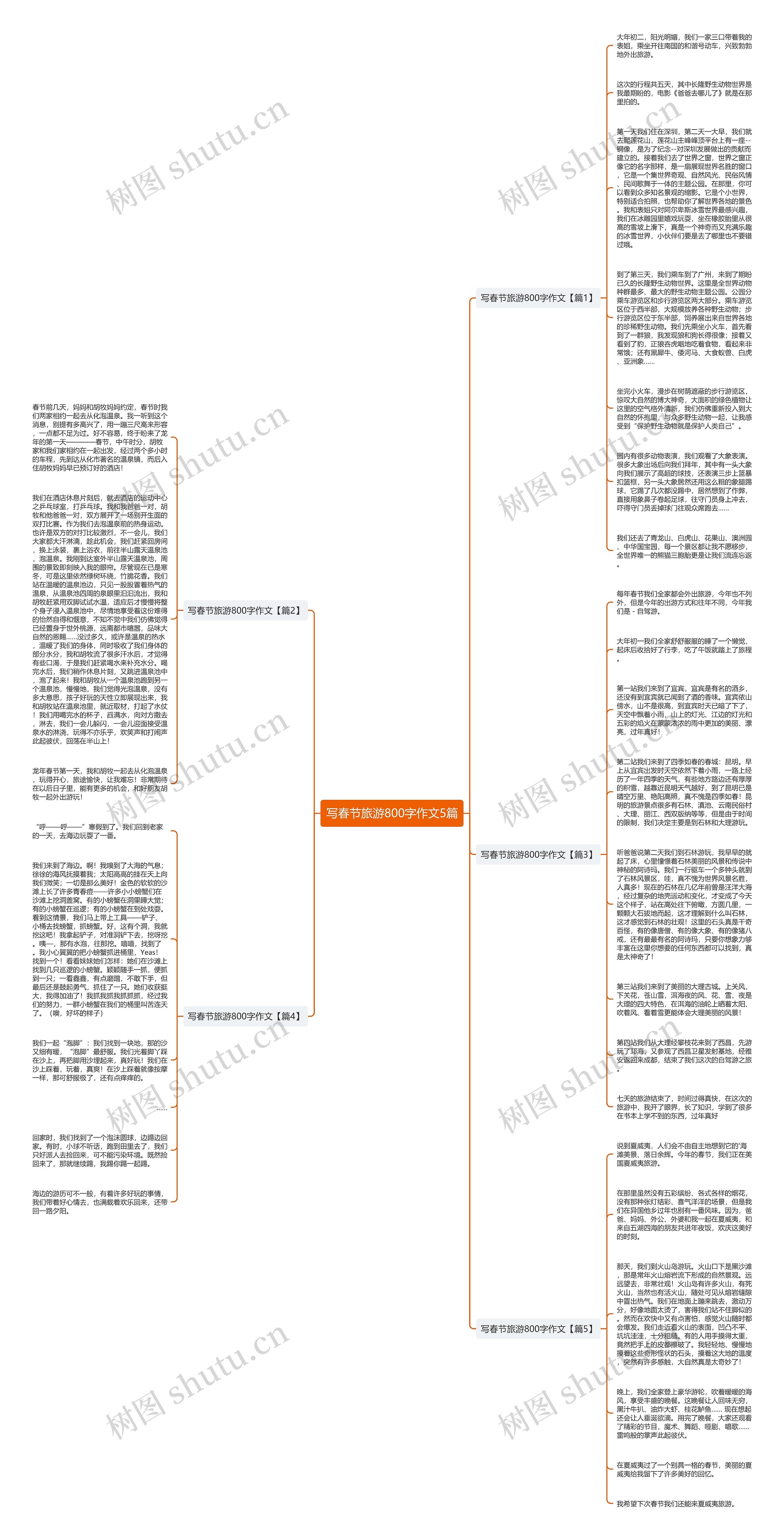 写春节旅游800字作文5篇