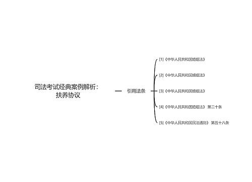 司法考试经典案例解析：扶养协议