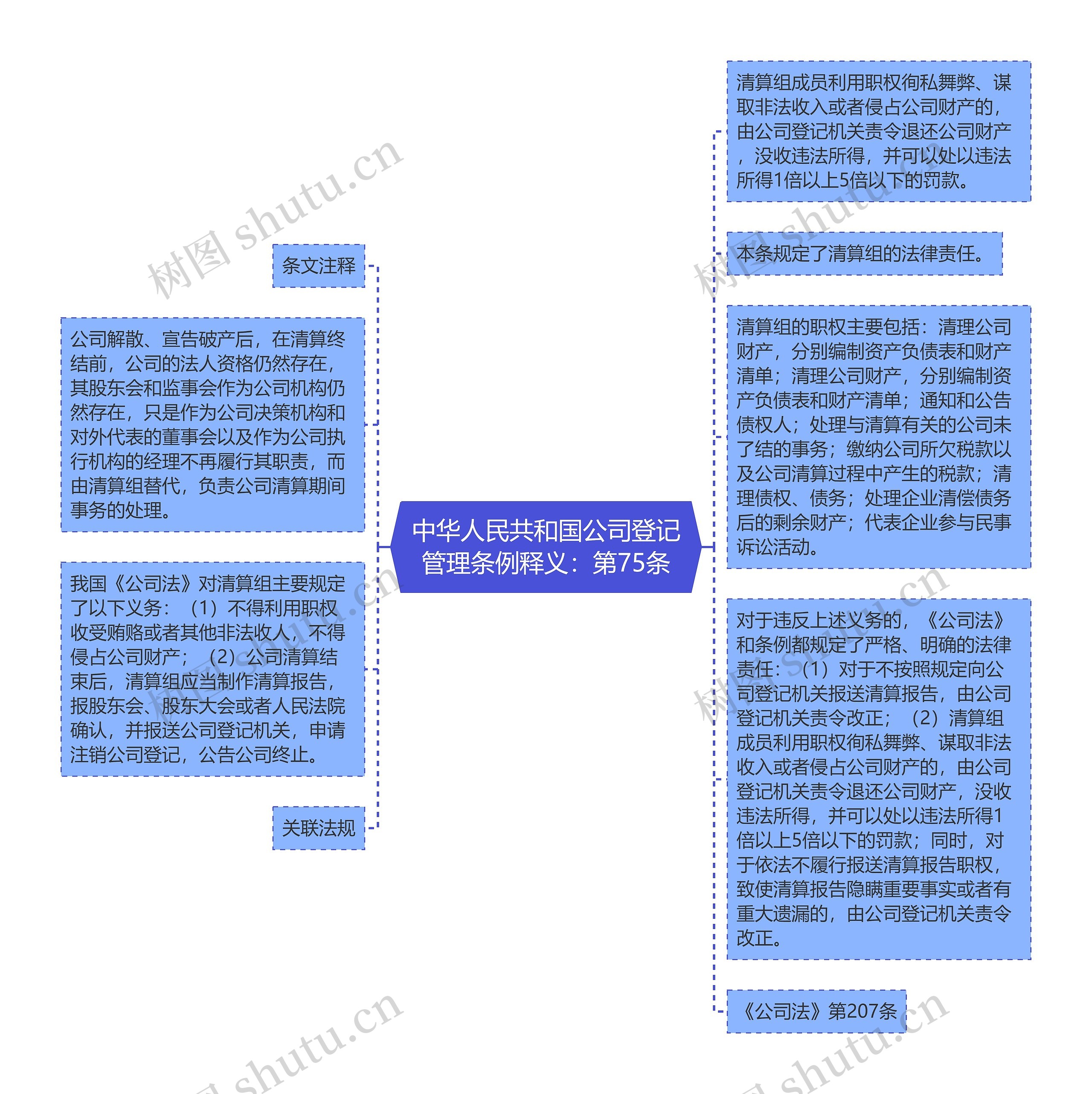 中华人民共和国公司登记管理条例释义：第75条