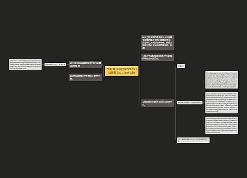 2017年12月四级作文热门话题及范文：社会实践