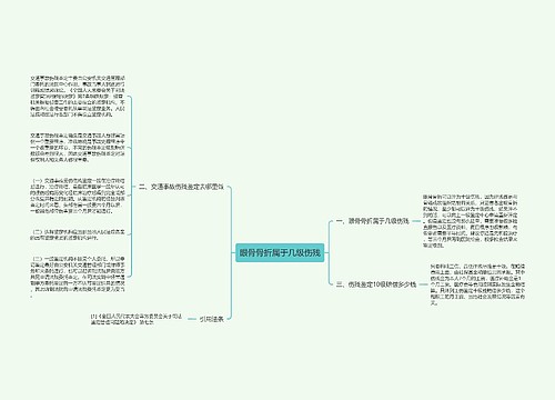 眼骨骨折属于几级伤残