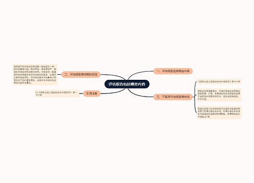 评估报告包括哪些内容