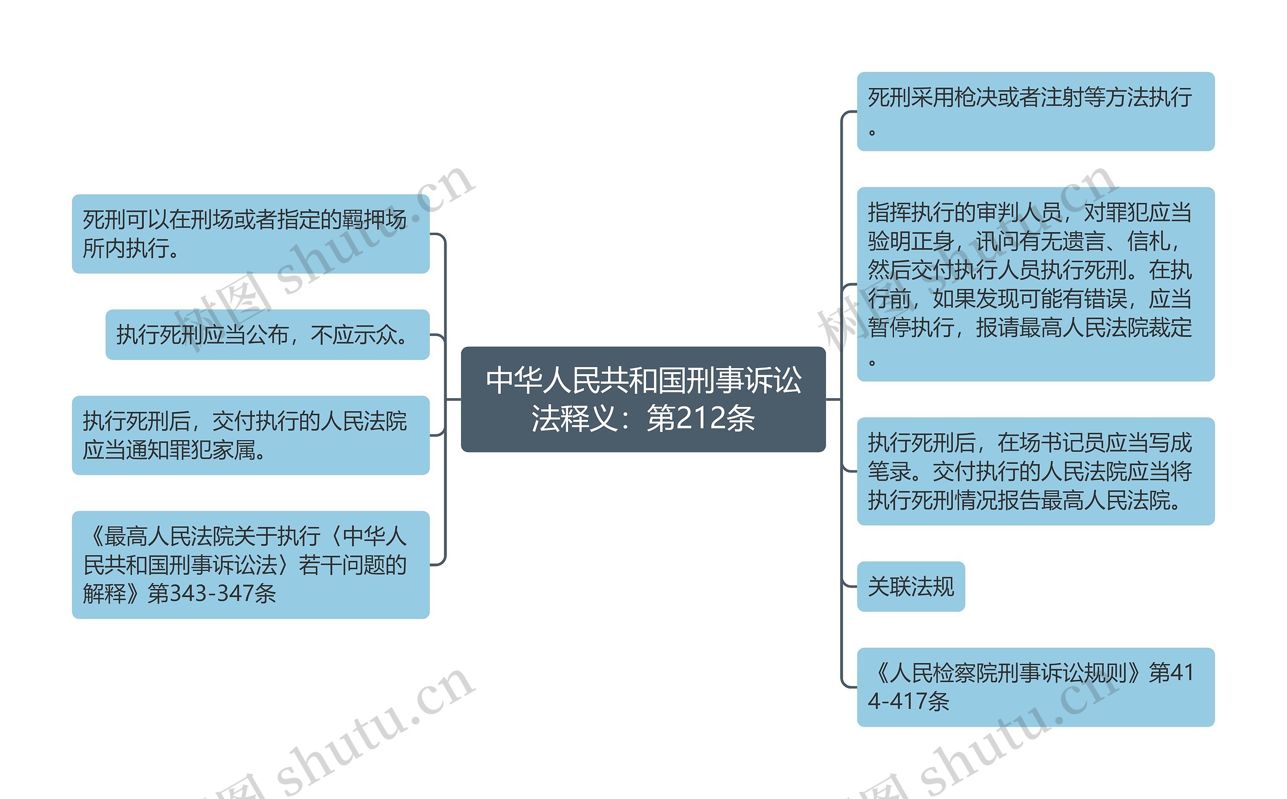 中华人民共和国刑事诉讼法释义：第212条思维导图