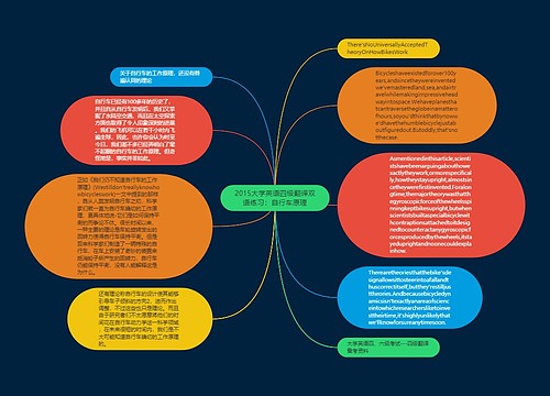 2015大学英语四级翻译双语练习：自行车原理