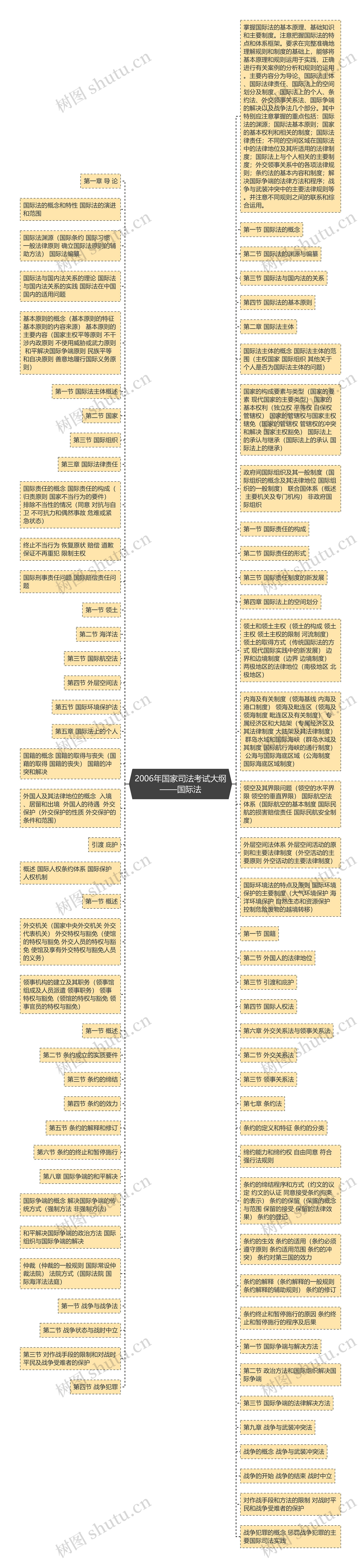 2006年国家司法考试大纲——国际法