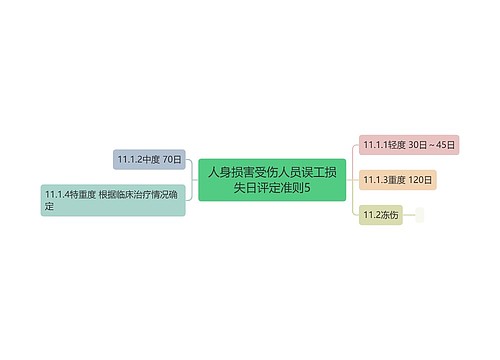 人身损害受伤人员误工损失日评定准则5