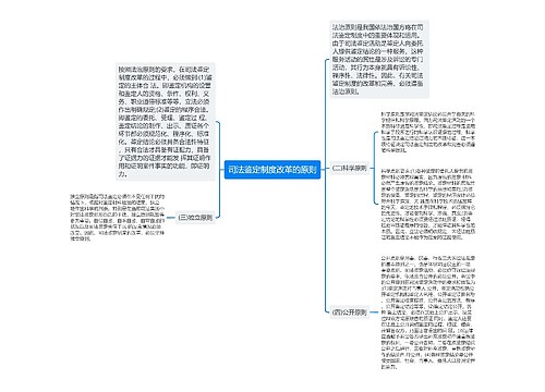 司法鉴定制度改革的原则