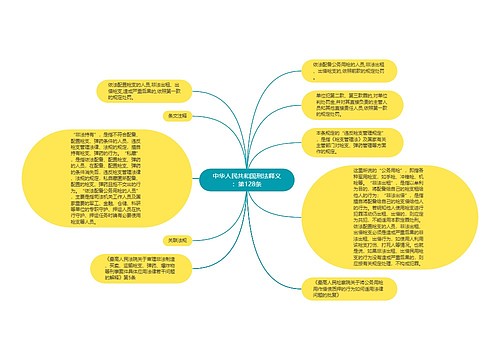 中华人民共和国刑法释义：第128条