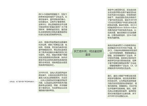 民工意外死，司法鉴定辨是非