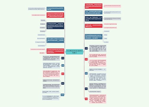 2022英语四级语法备考训练题(2)