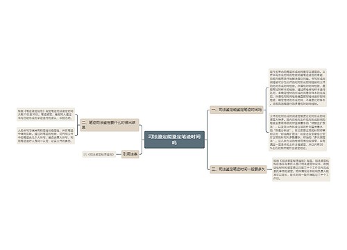 司法鉴定能鉴定笔迹时间吗