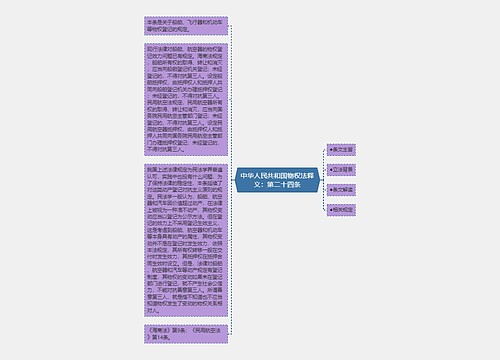 中华人民共和国物权法释义：第二十四条