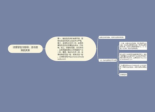 法理学复习指导：法与政策的关系