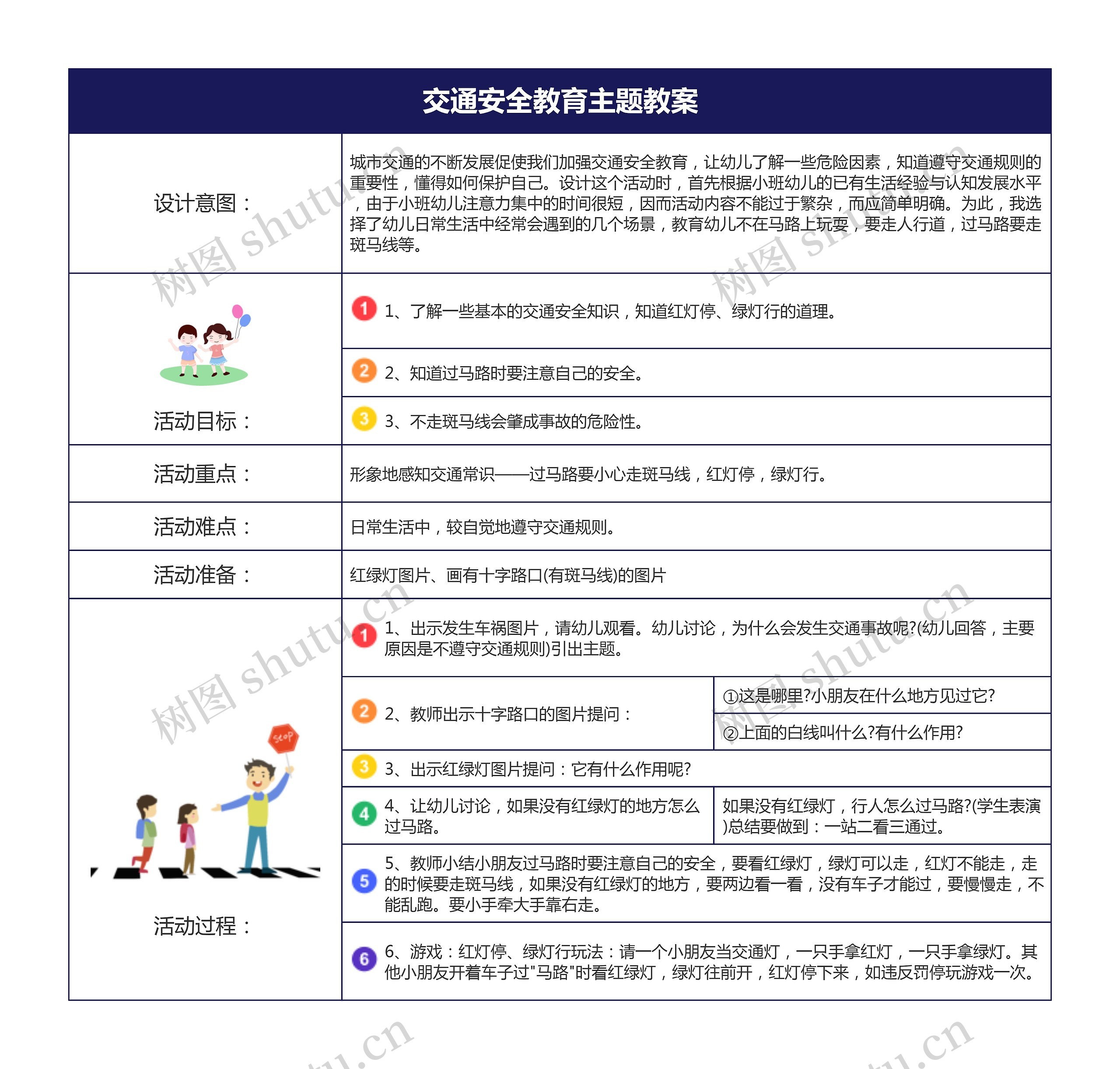 交通安全教育主题教案