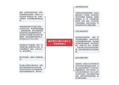 重庆高校后勤处正副处长采购受贿落马