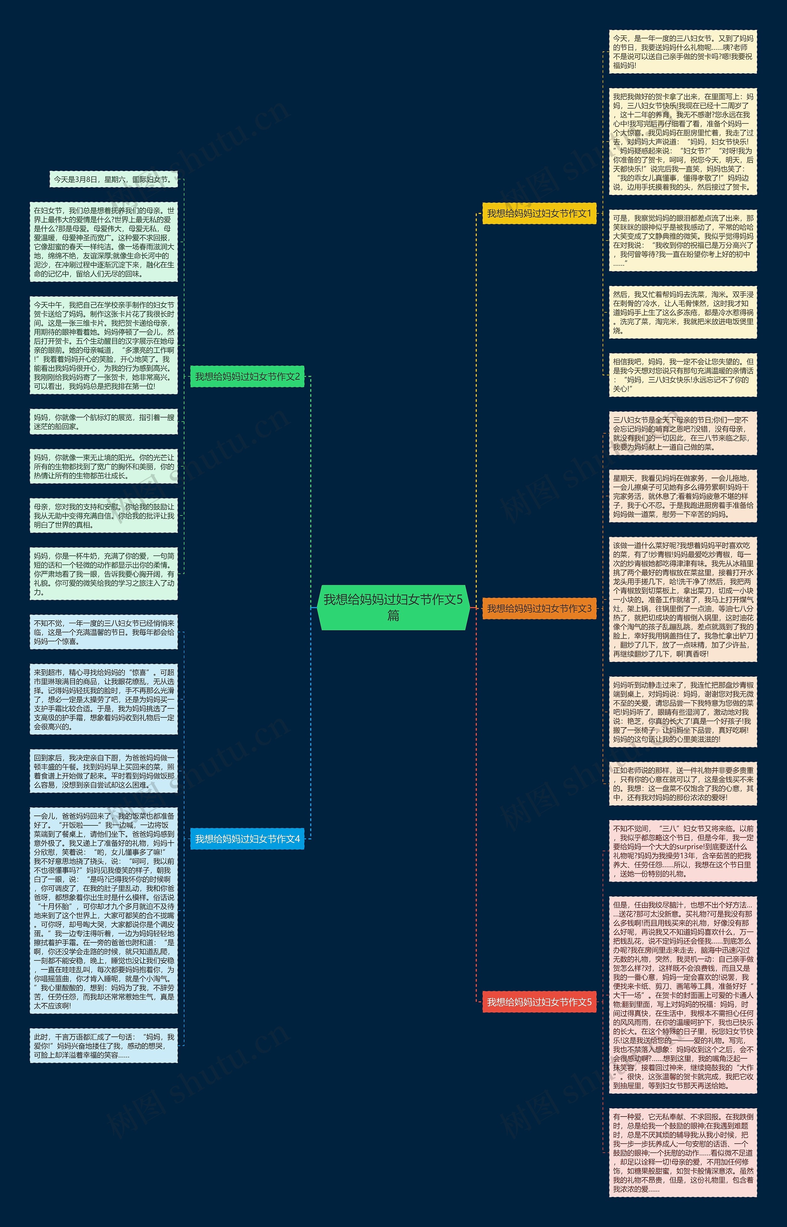 我想给妈妈过妇女节作文5篇