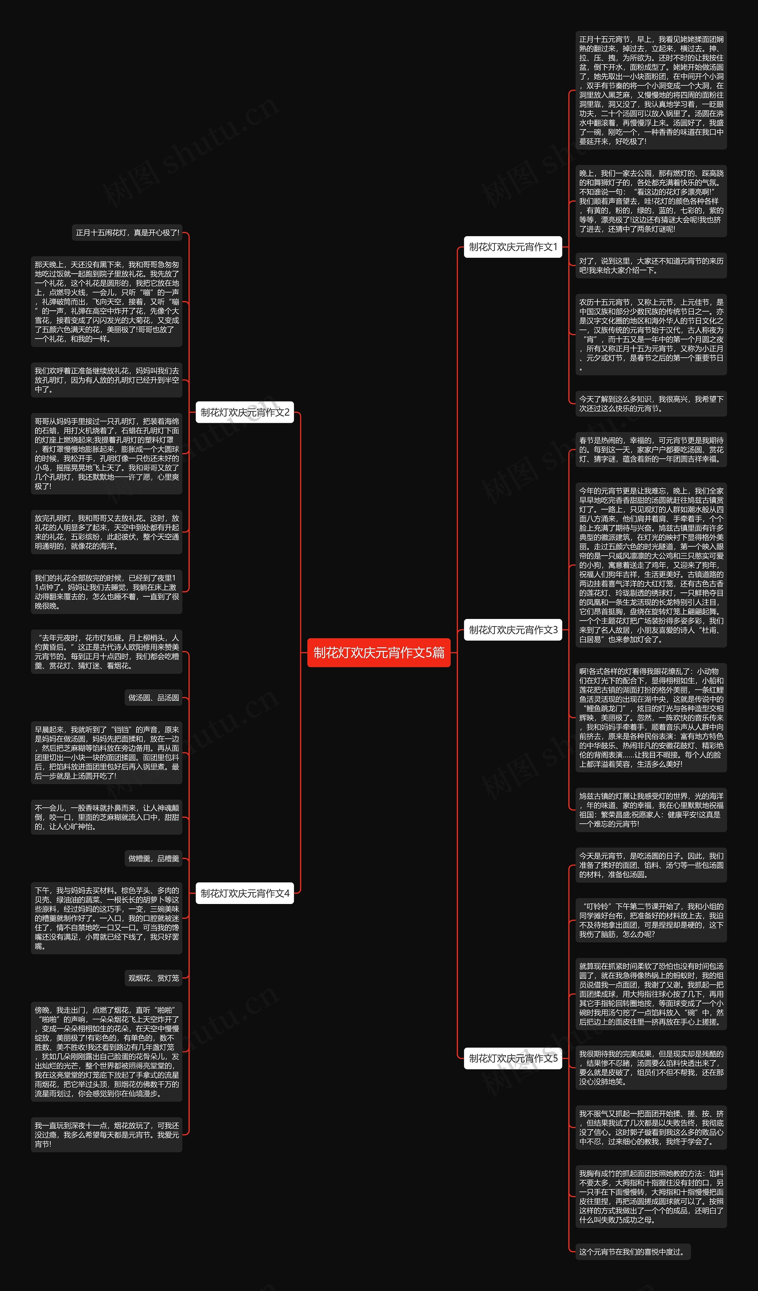 制花灯欢庆元宵作文5篇