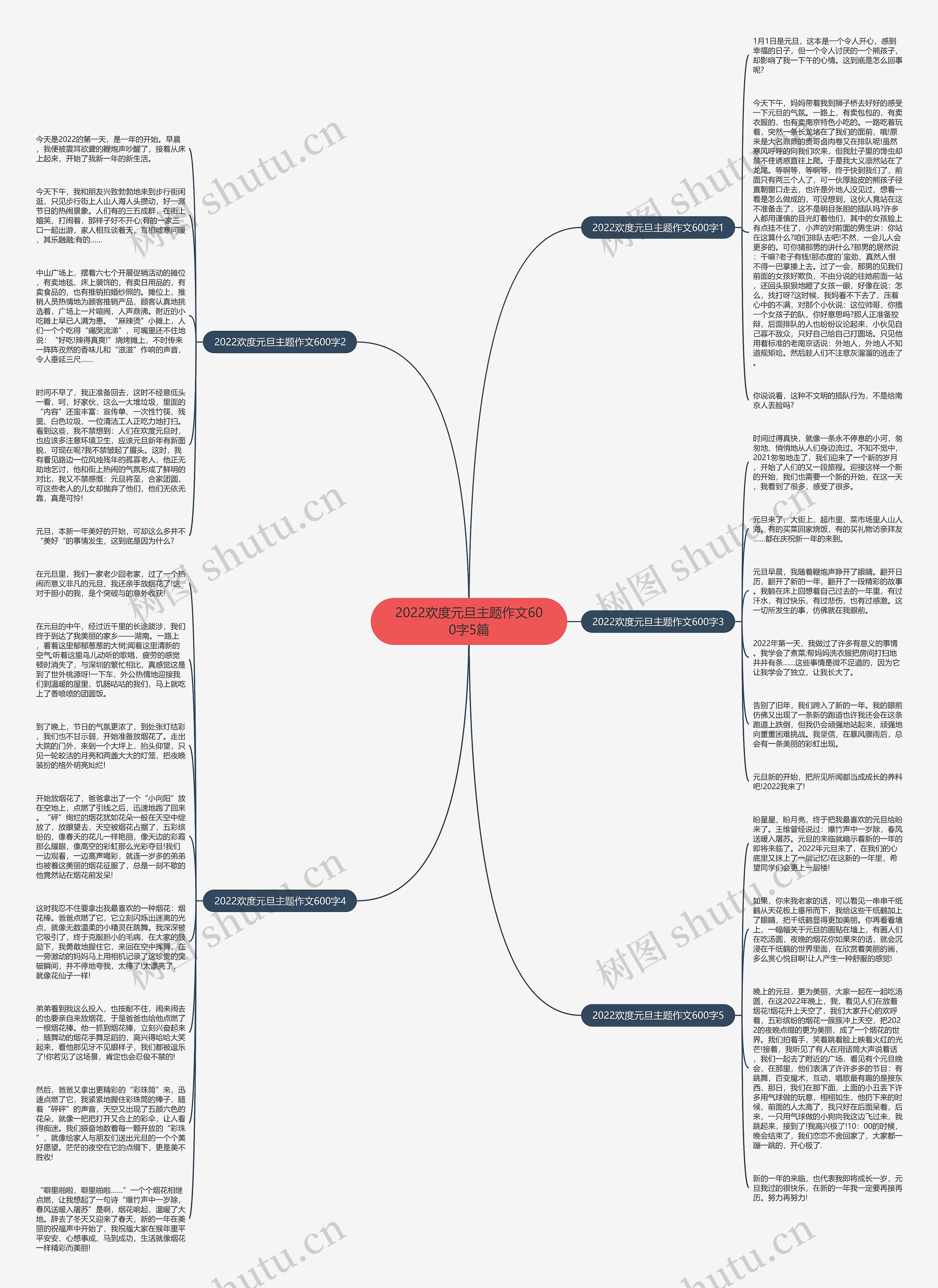 2022欢度元旦主题作文600字5篇