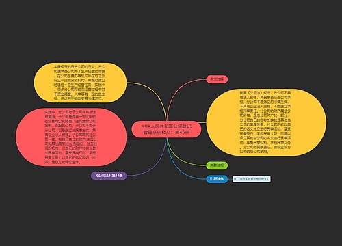 中华人民共和国公司登记管理条例释义：第46条