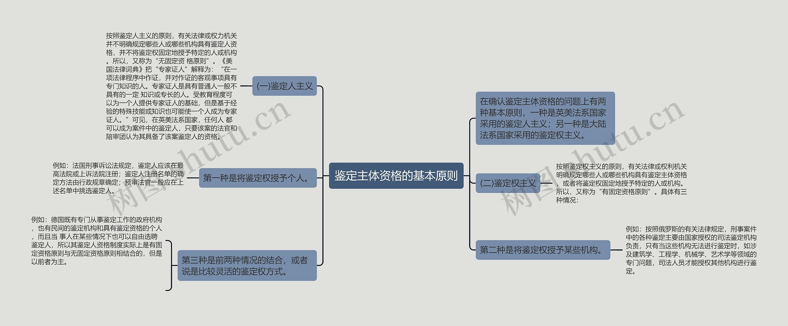 鉴定主体资格的基本原则