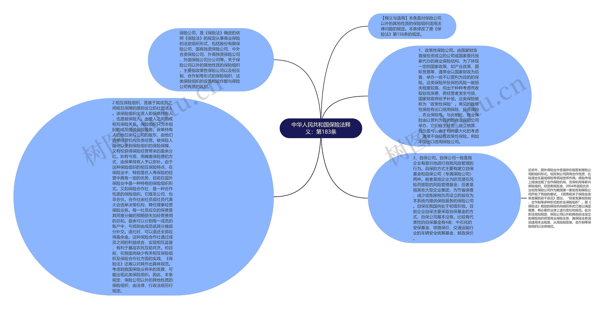 中华人民共和国保险法释义：第183条思维导图