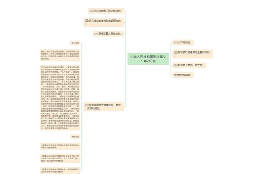 中华人民共和国刑法释义：第263条