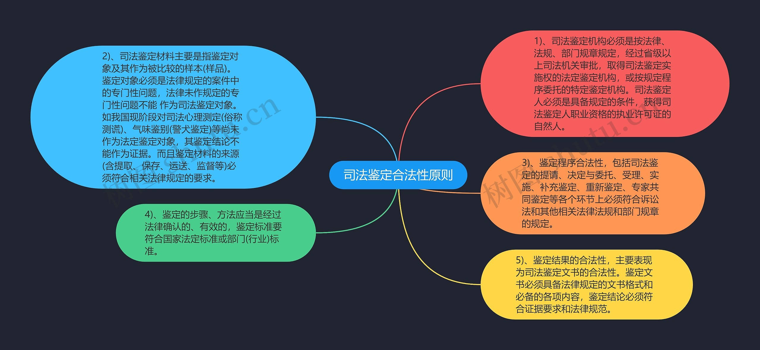 司法鉴定合法性原则思维导图