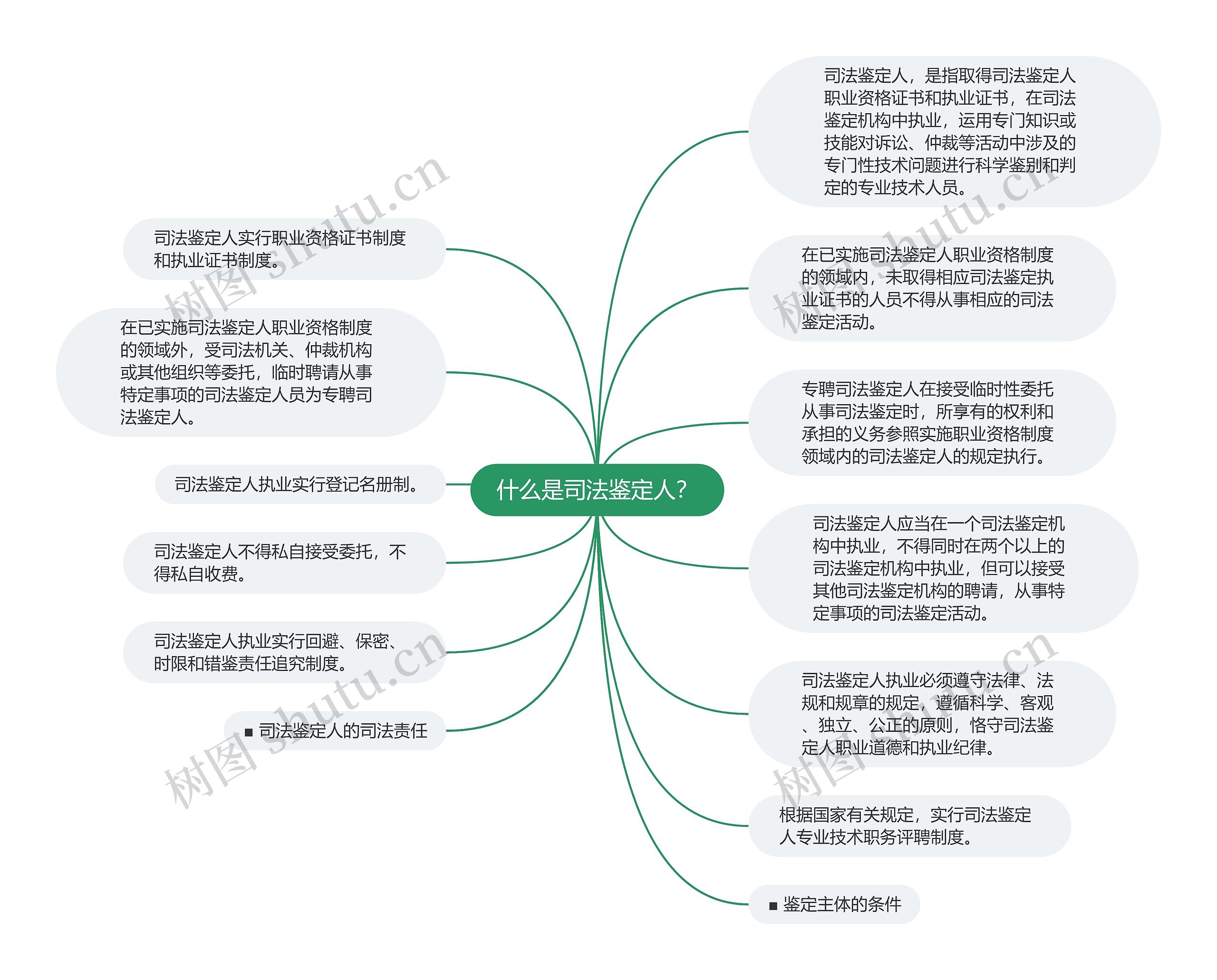 什么是司法鉴定人？思维导图