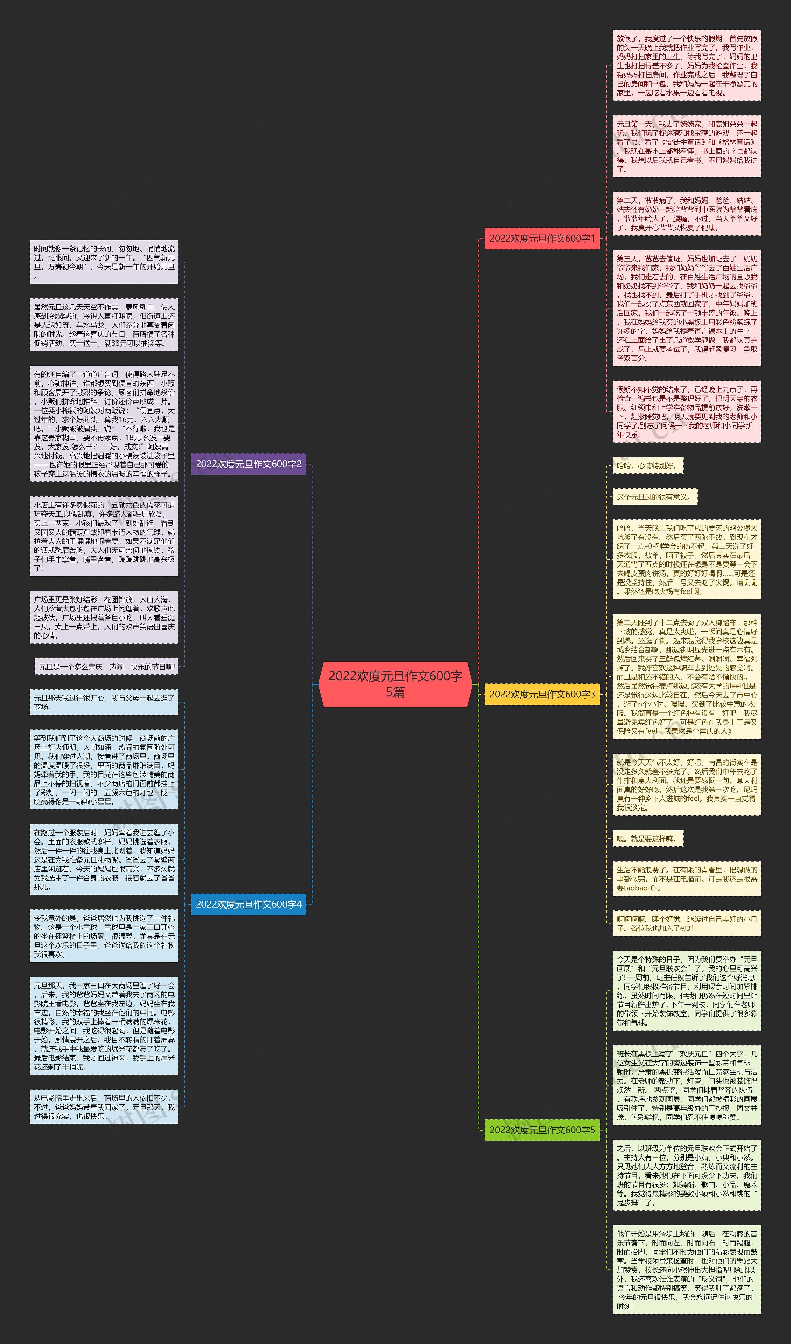 2022欢度元旦作文600字5篇