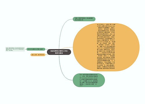 浅谈检察机关警务工作区制度化建设