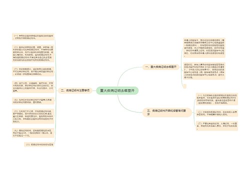 重大疾病证明去哪里开