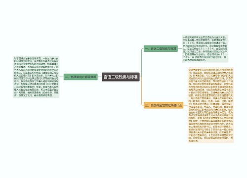 言语二级残疾与标准