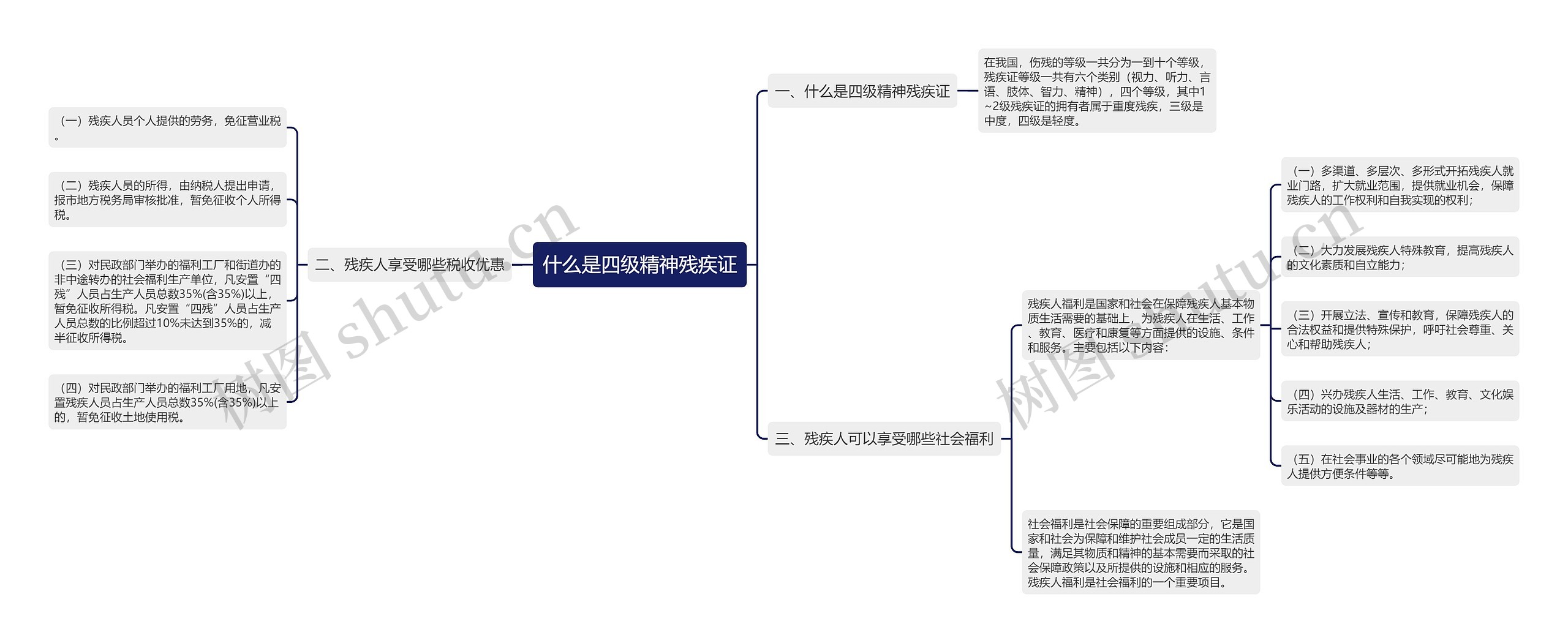 什么是四级精神残疾证