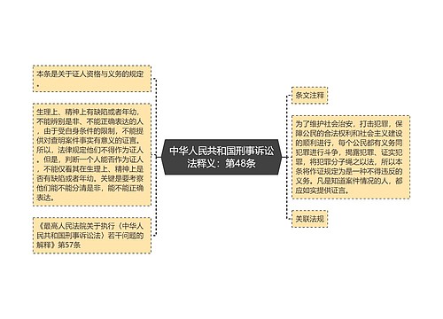 中华人民共和国刑事诉讼法释义：第48条