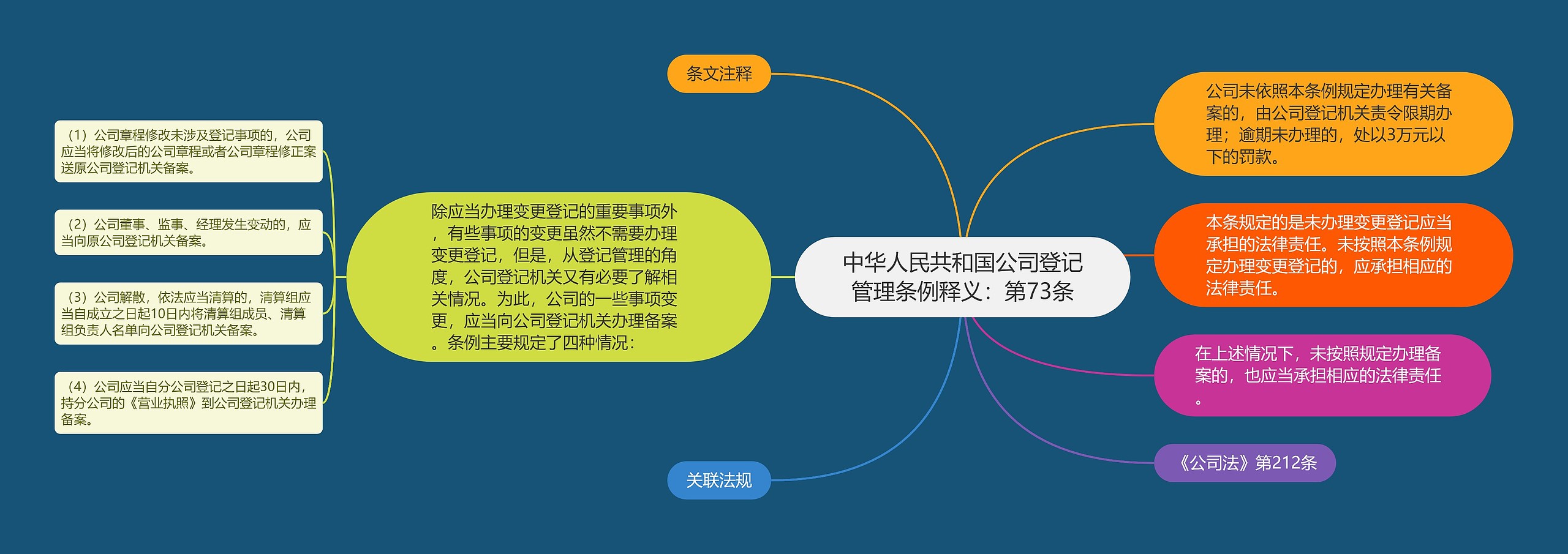 中华人民共和国公司登记管理条例释义：第73条