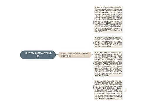 司法鉴定领域内存在的问题