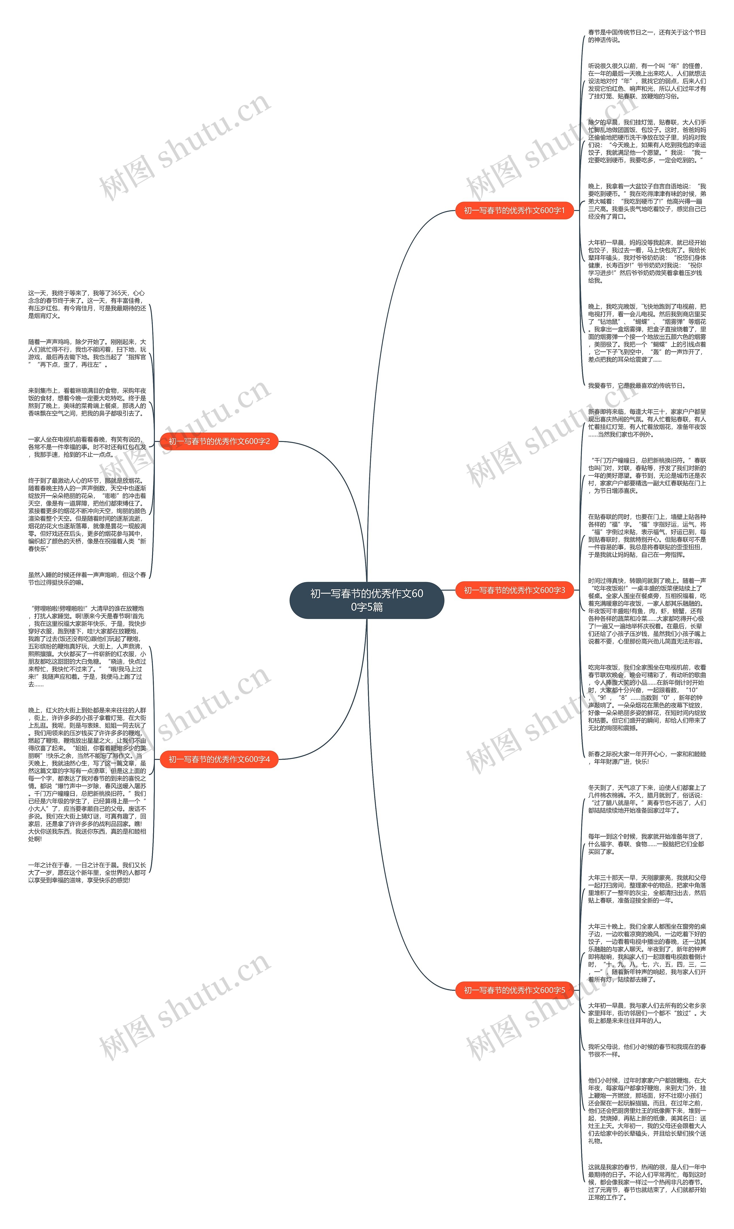 初一写春节的优秀作文600字5篇