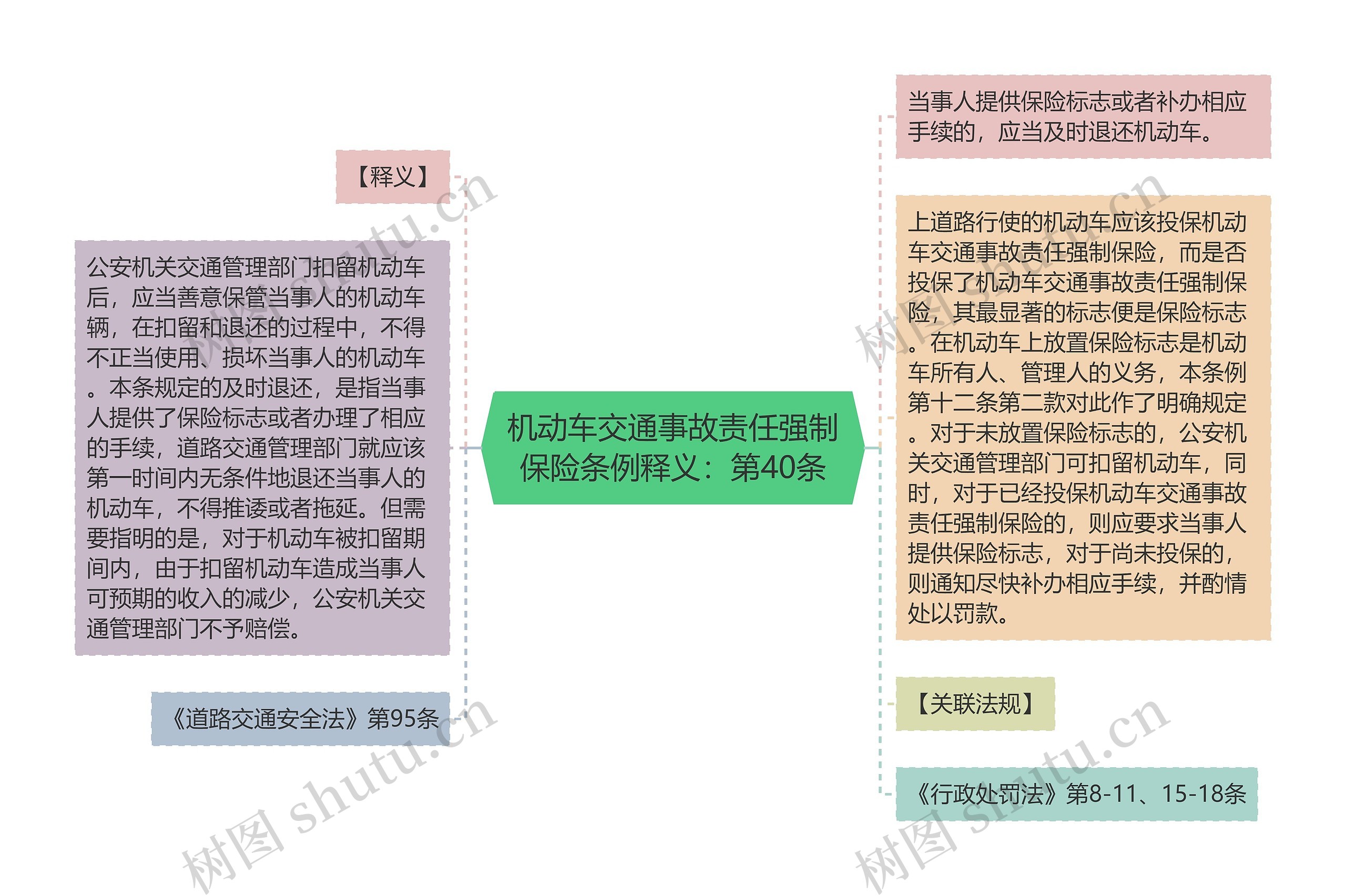 机动车交通事故责任强制保险条例释义：第40条