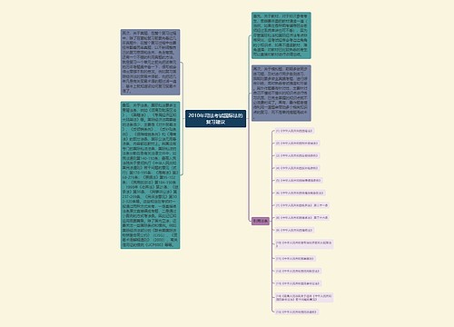 2010年司法考试国际法的复习建议