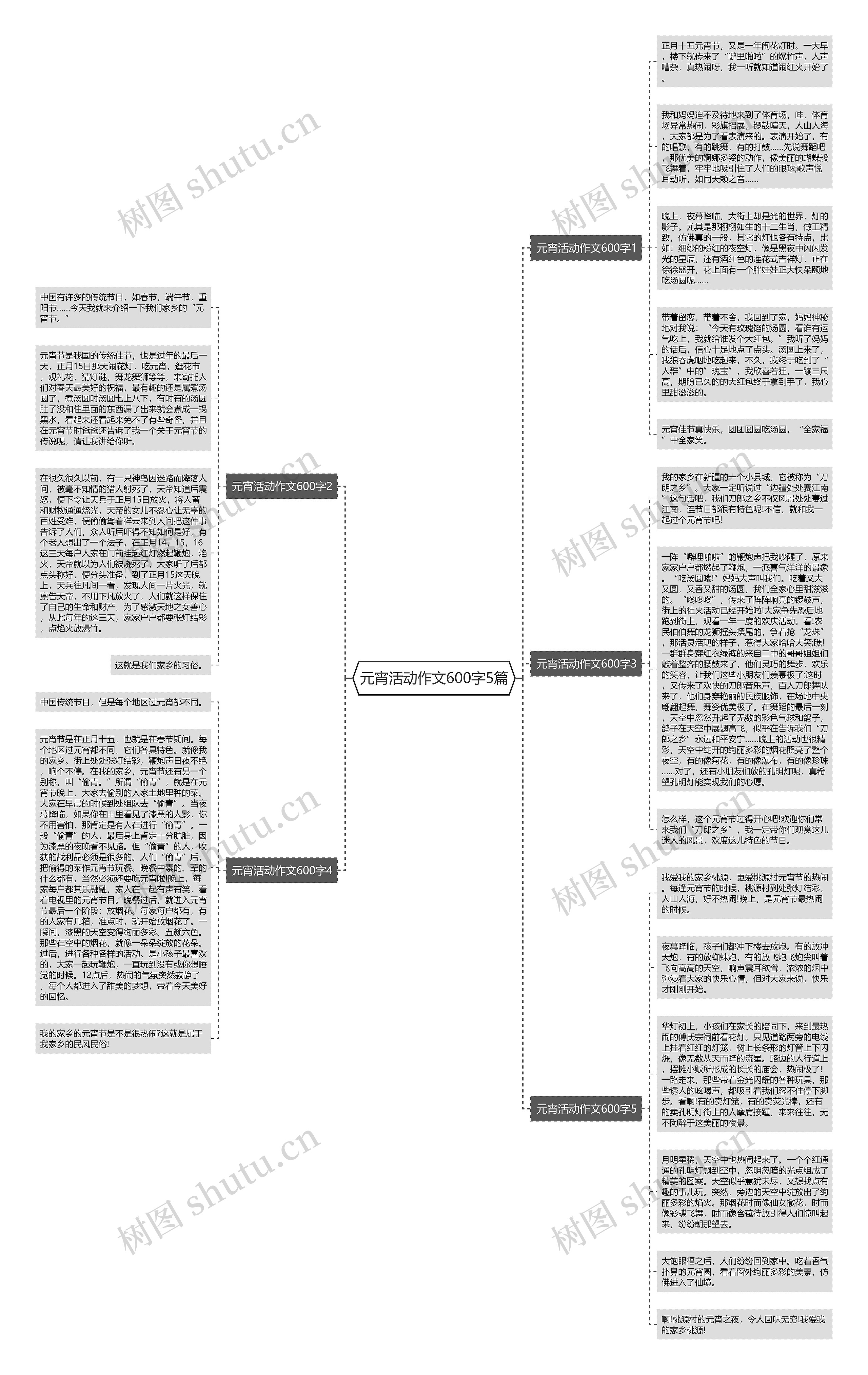 元宵活动作文600字5篇