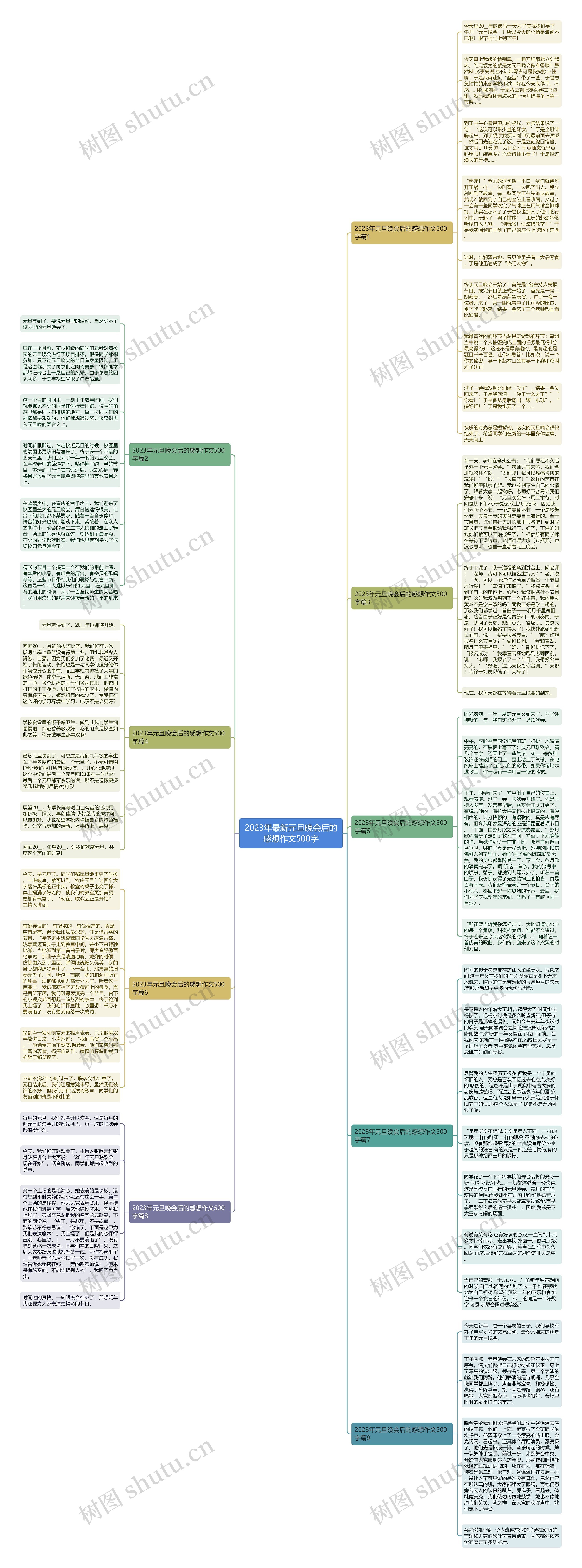 2023年最新元旦晚会后的感想作文500字