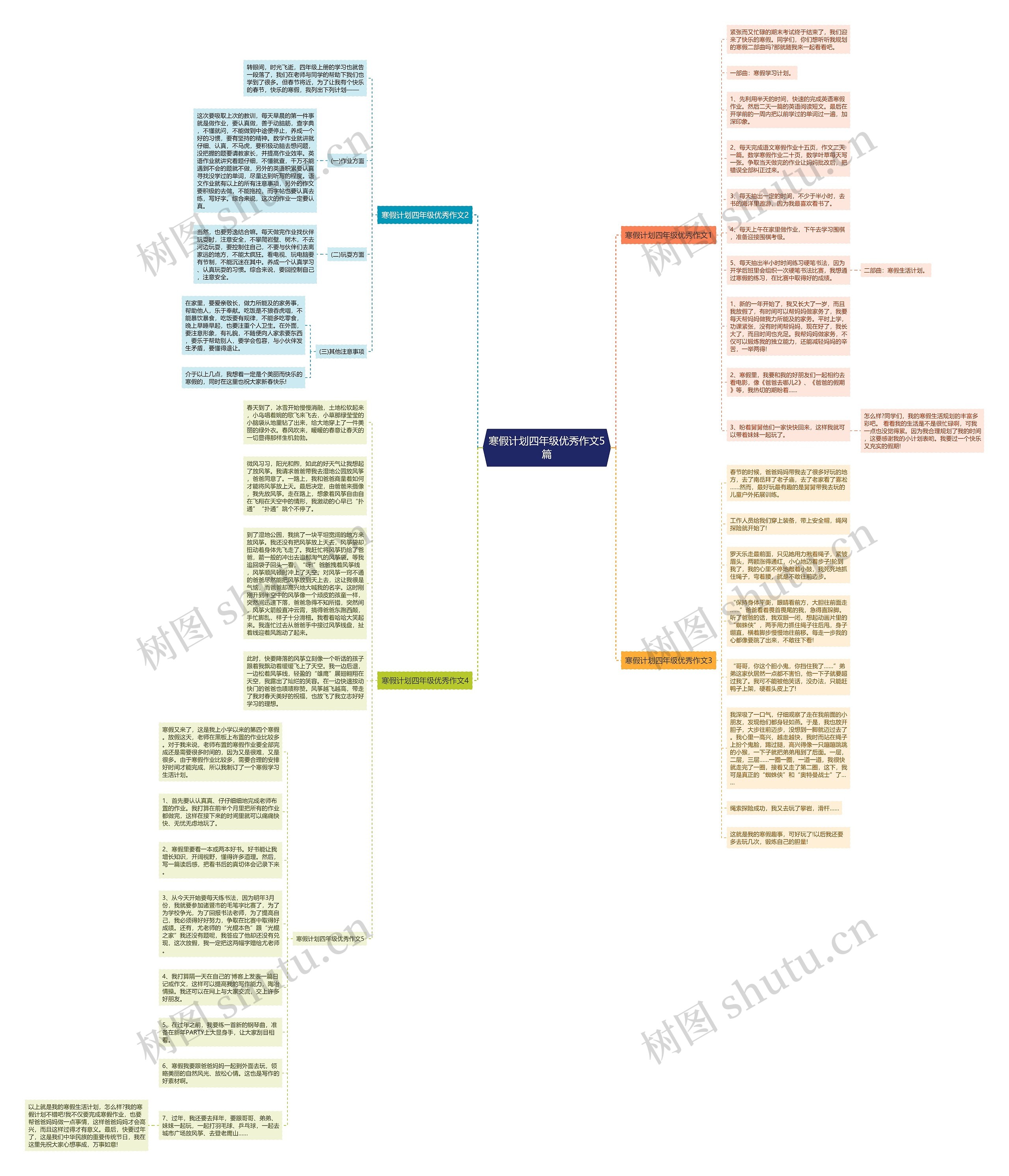 寒假计划四年级优秀作文5篇