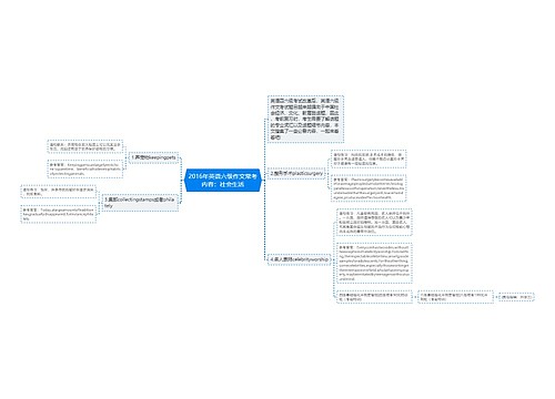 2016年英语六级作文常考内容：社会生活