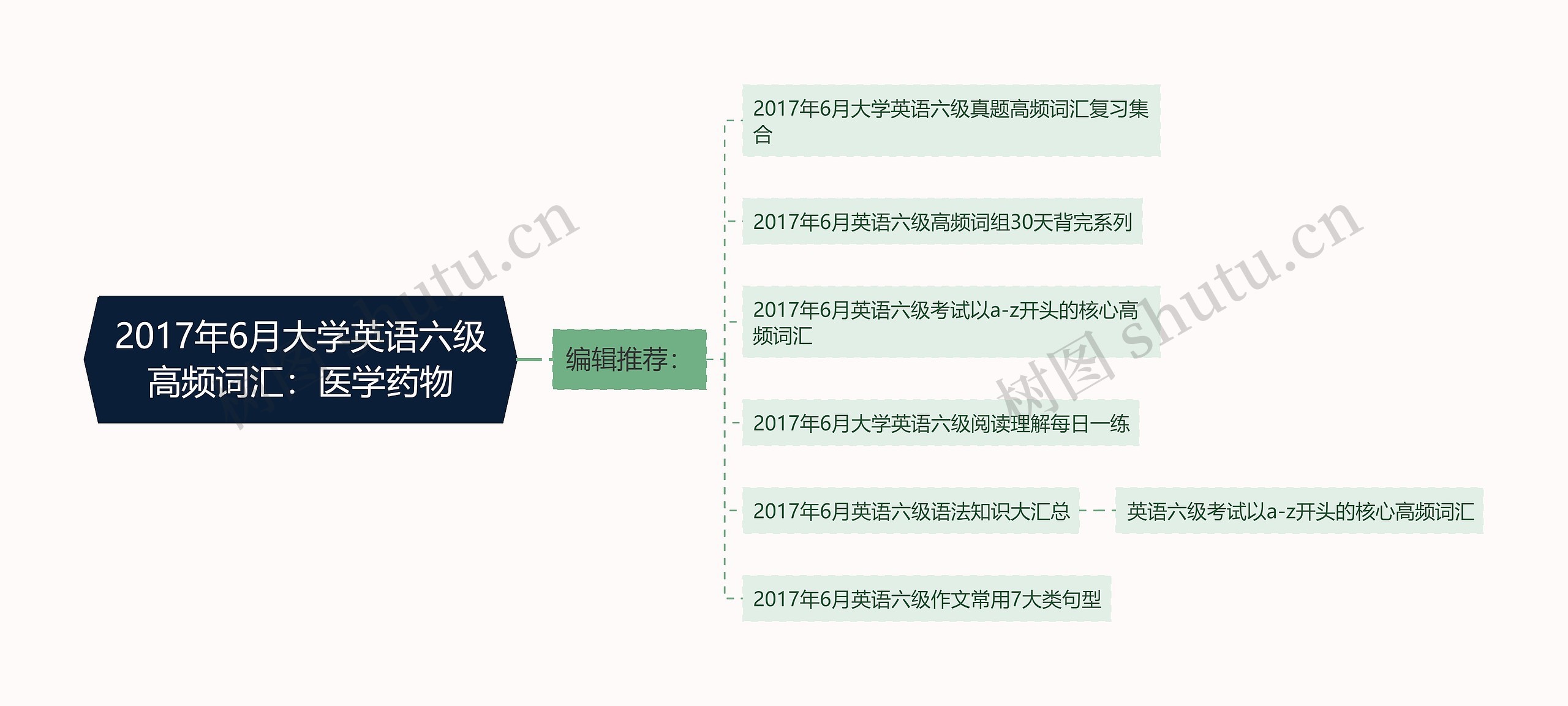 2017年6月大学英语六级高频词汇：医学药物