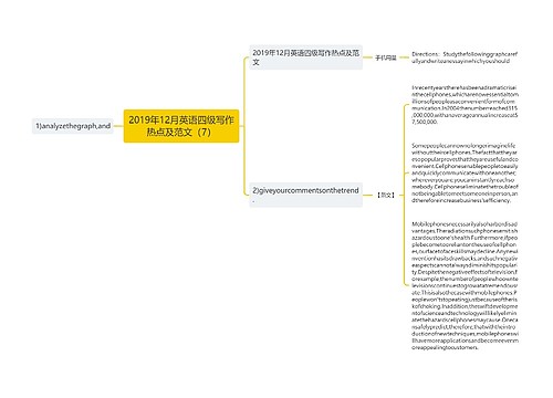 2019年12月英语四级写作热点及范文（7）