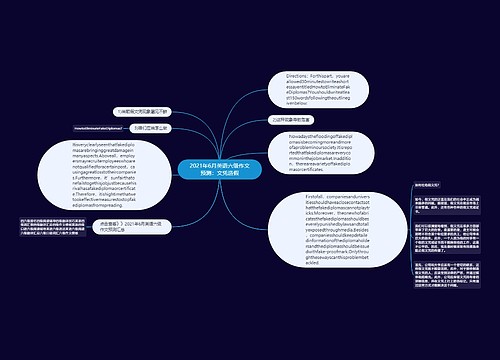 2021年6月英语六级作文预测：文凭造假