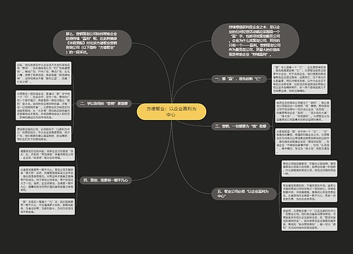 方德智业：以企业赢利为中心 